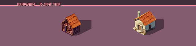 Isometric Asset - Stone Hut/Wooden Hut