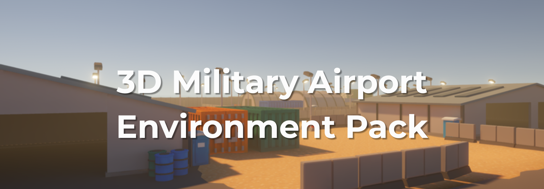 3D Military Airport Environment Pack
