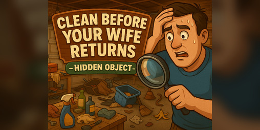 Cover image for Clean Before Your Wife Returns – Hidden Object
