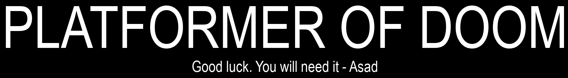 Platformer of Doom