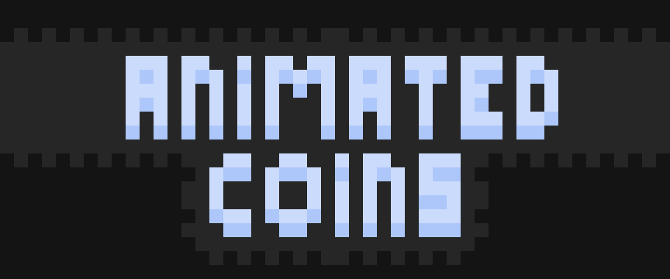 Animated Pixel Art Coins