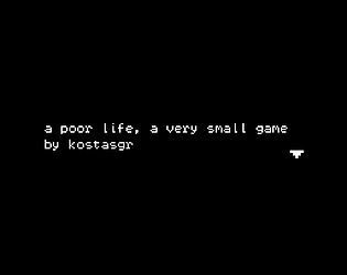a poor life