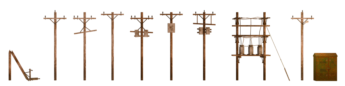 PSX Electric Poles Pack