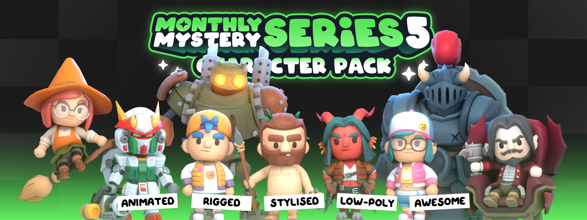 KayKit - Character Pack : Mystery Monthly Series 5