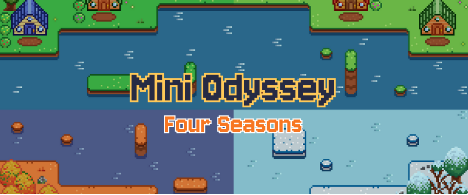Mini Odyssey Four Seasons Top down tileset 8x8
