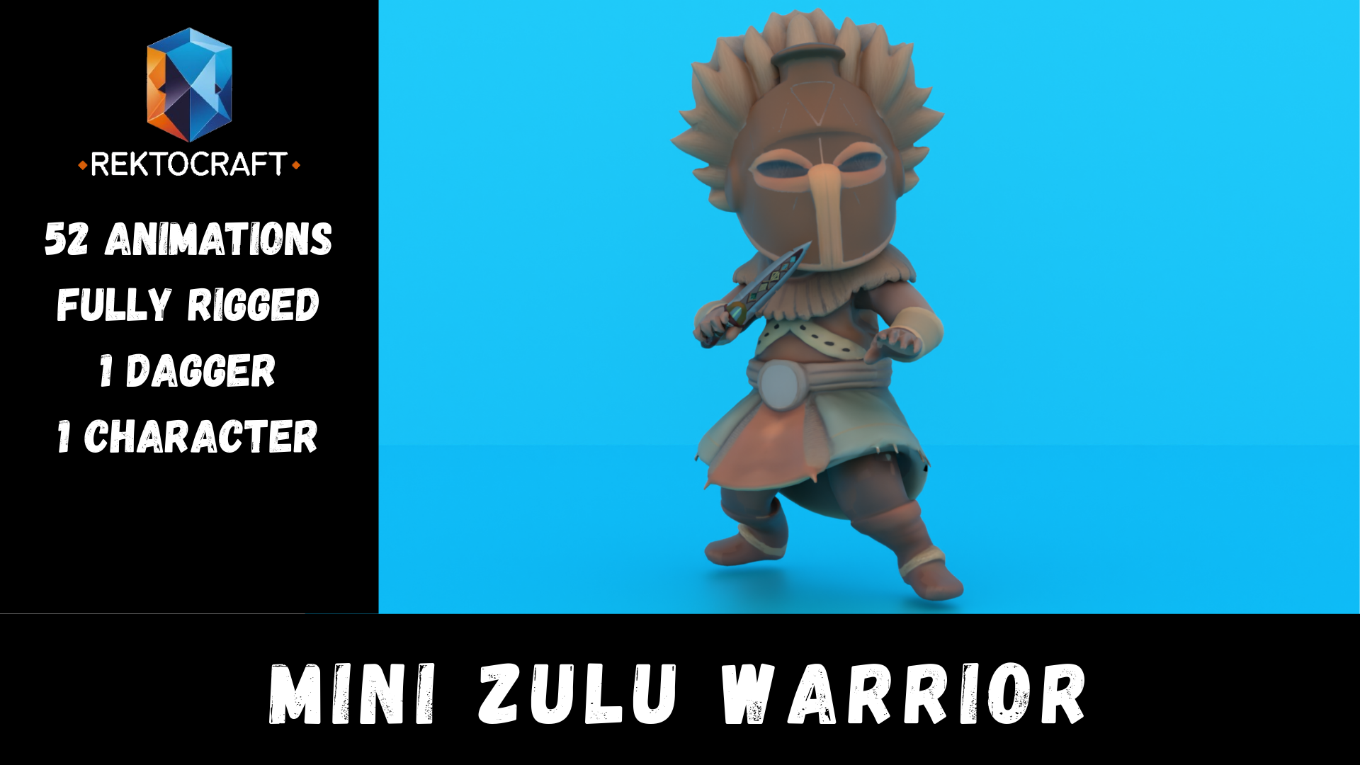 Mini Zulu Warrior