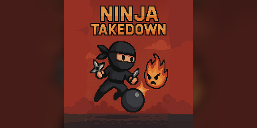 Cover image for Ninja Takedown (Ninja Breakout)