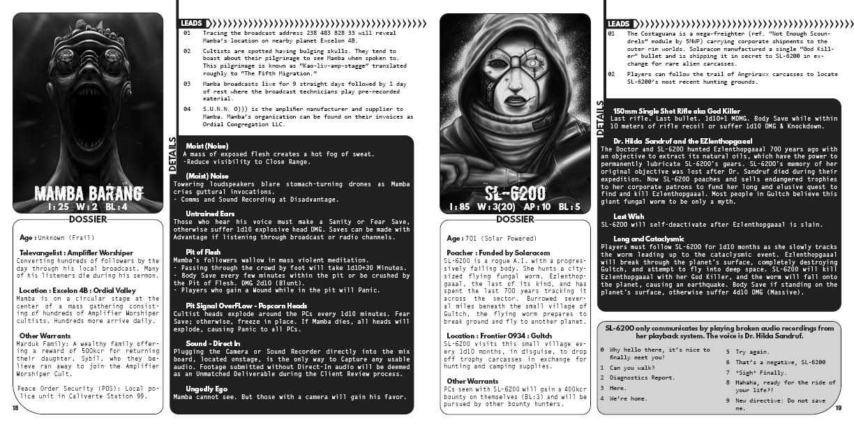 Subject Dossiers Subject Dossiers