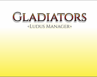Gladiators: Ludus Manager
