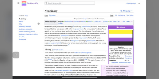Cover image for Nonbinary wiki zim files