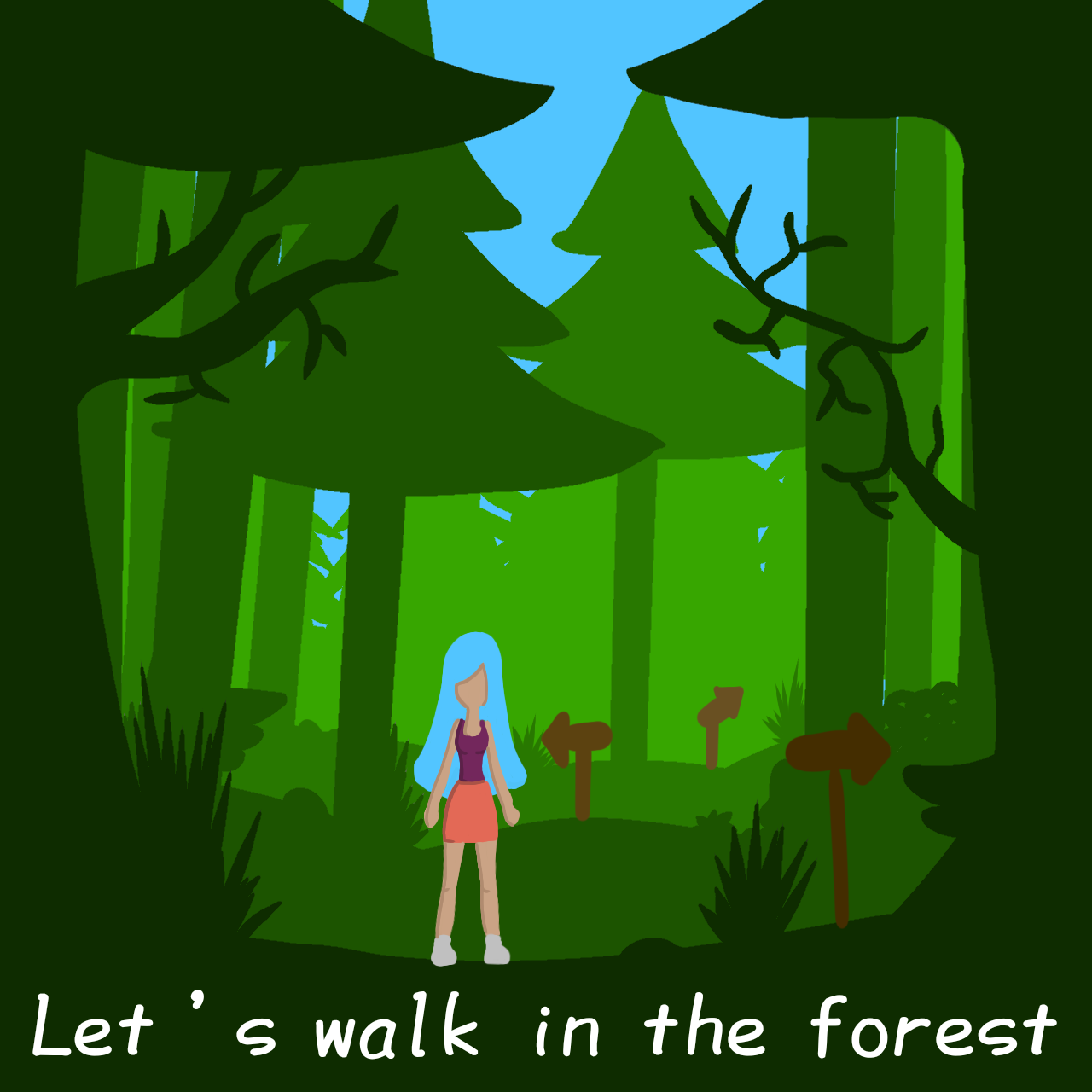 Let's walk in the forest by Enilexa
