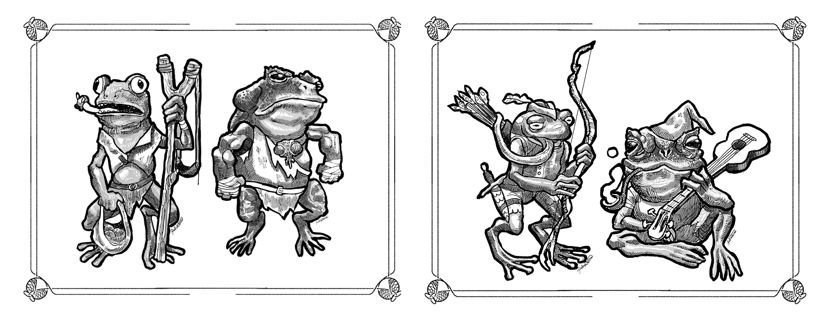 Frog Folk II - Monstrosilist Stock Art Pack 28