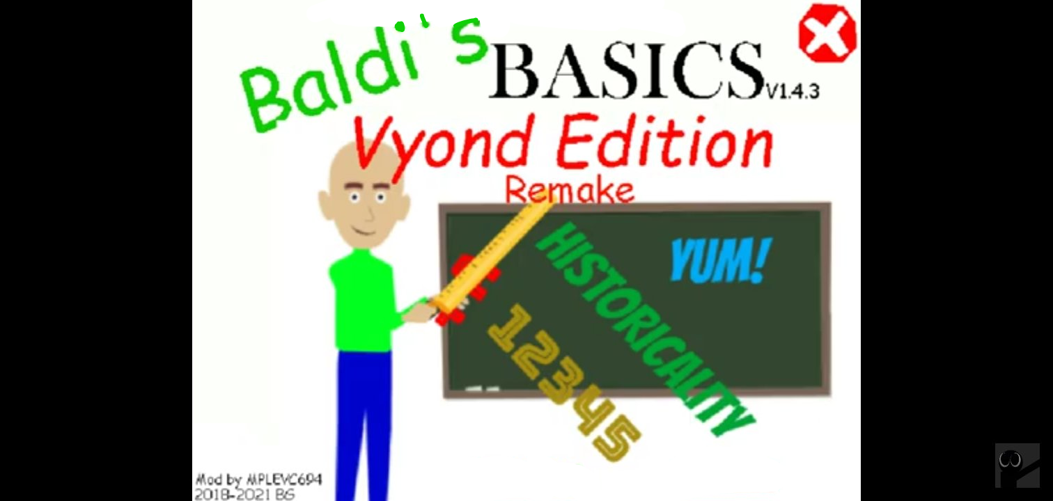 Baldi's basics vyond edition remake by Felipe_official