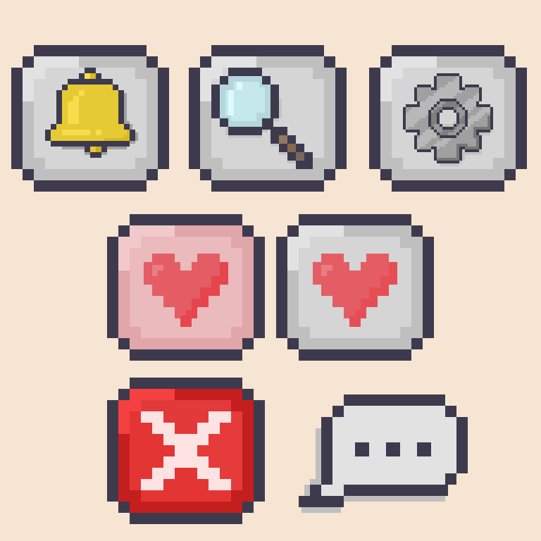 Pixel Icon Pack by oreo8u