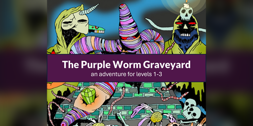 Cover image for The Purple Worm Graveyard