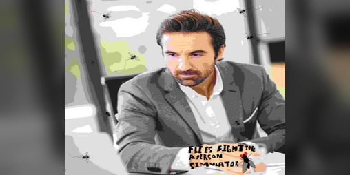 Cover image for Flies Fighting a Person Simulator