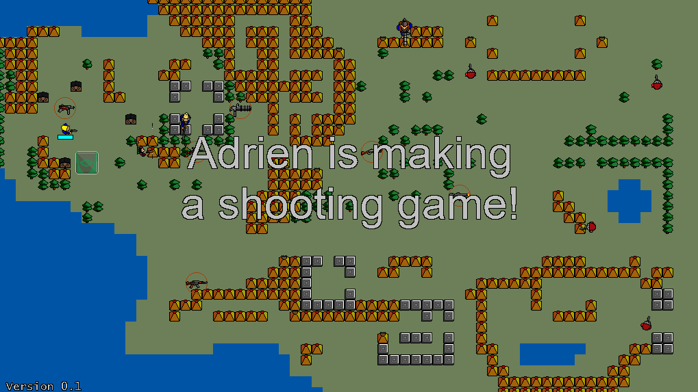 Cover image for Adrien is making a shooting game!