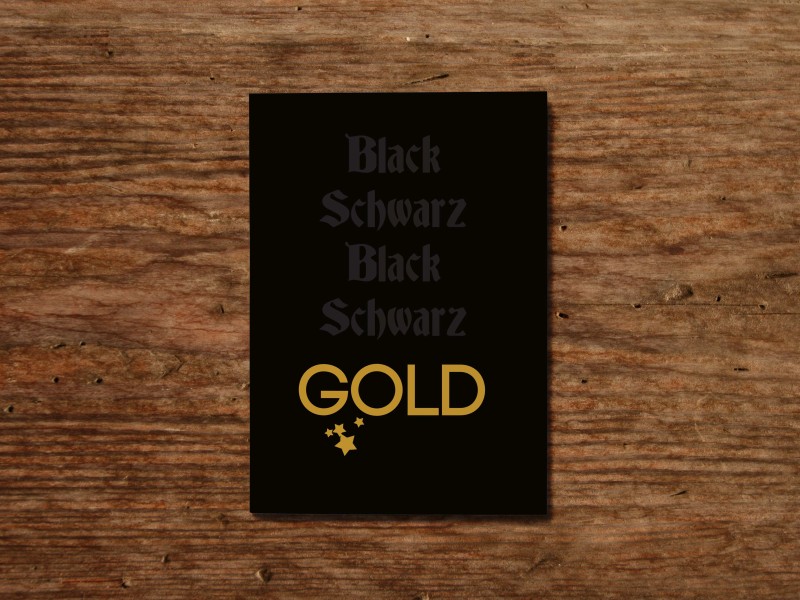 Cover image for Black Black Gold - Artbook