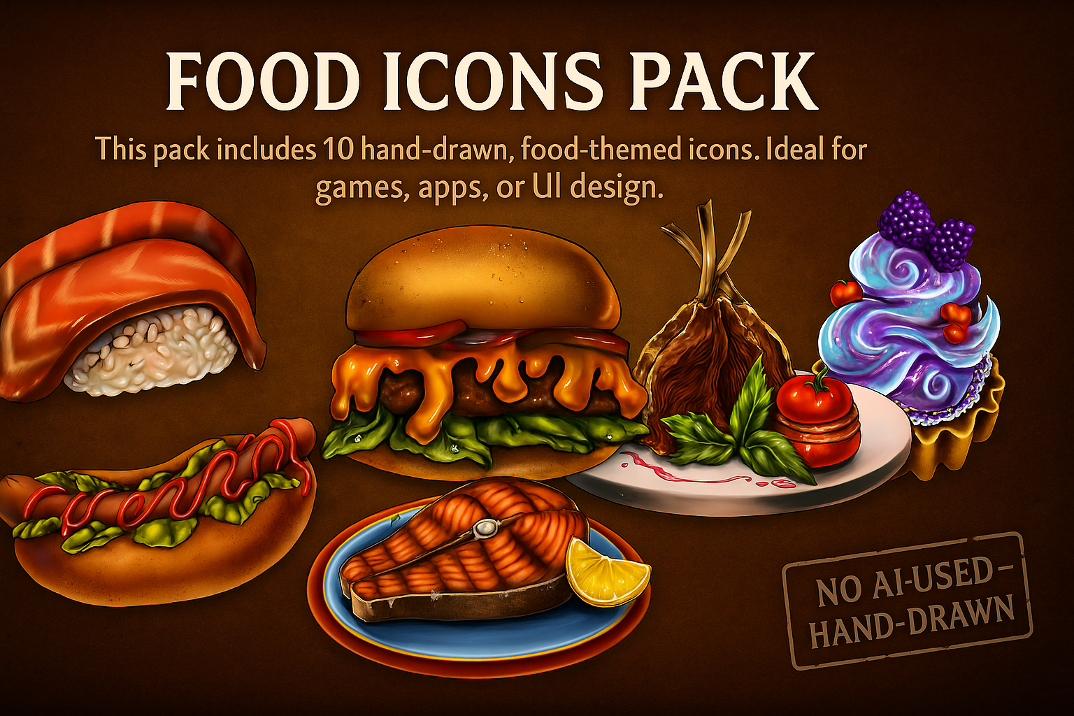 Gourmet Feast – Food Icons Pack