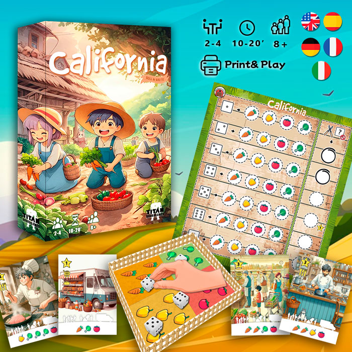 California: Roll & Write