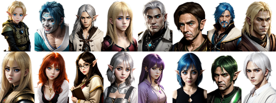 (Free) PixelArt Portraits – Male & Female Mix