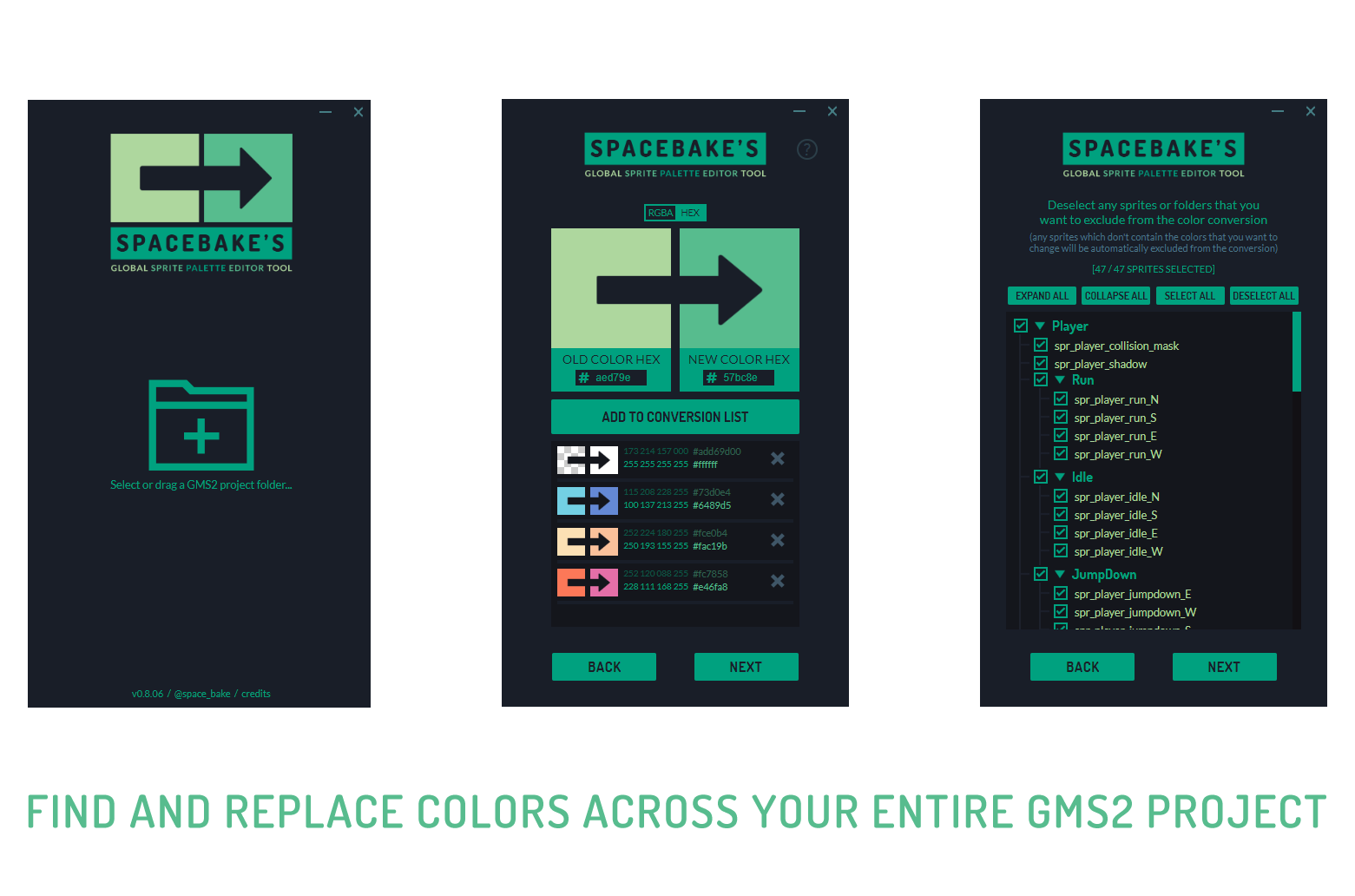 G-SPET | Batch Palette Editor for GameMaker