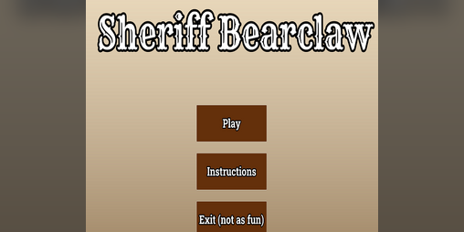 Cover image for Sheriff Bearclaw Prototype