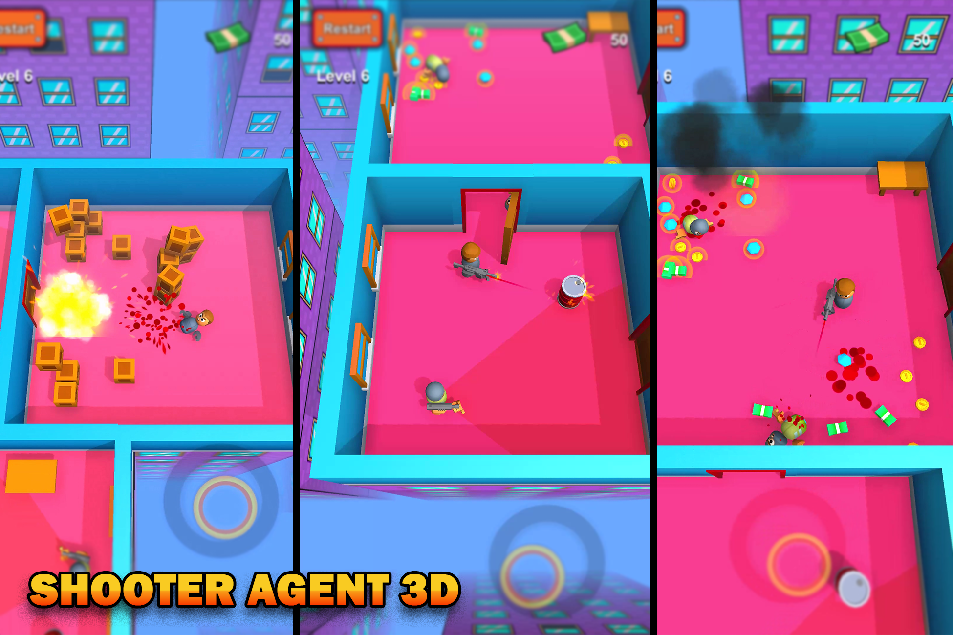Shooter Agent 3D - Unity Game Template by Black Rose Developers