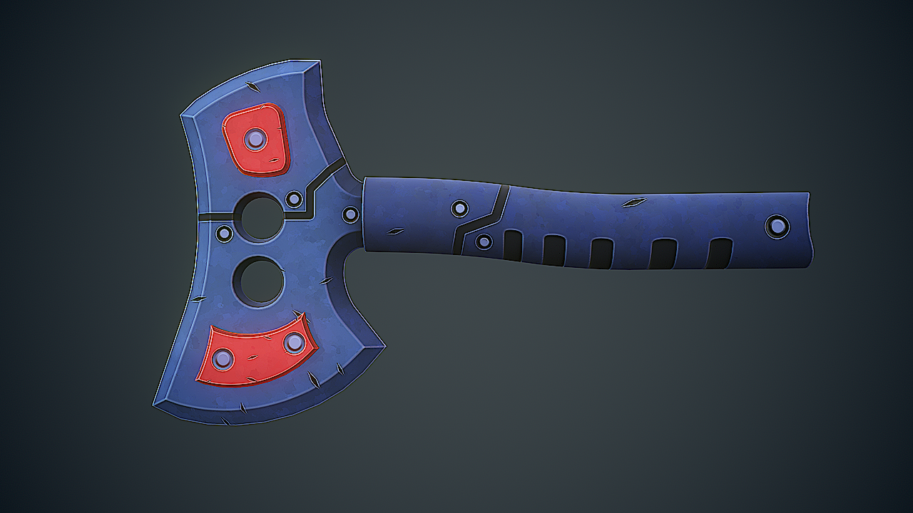 Stylized Sci Fi Axe