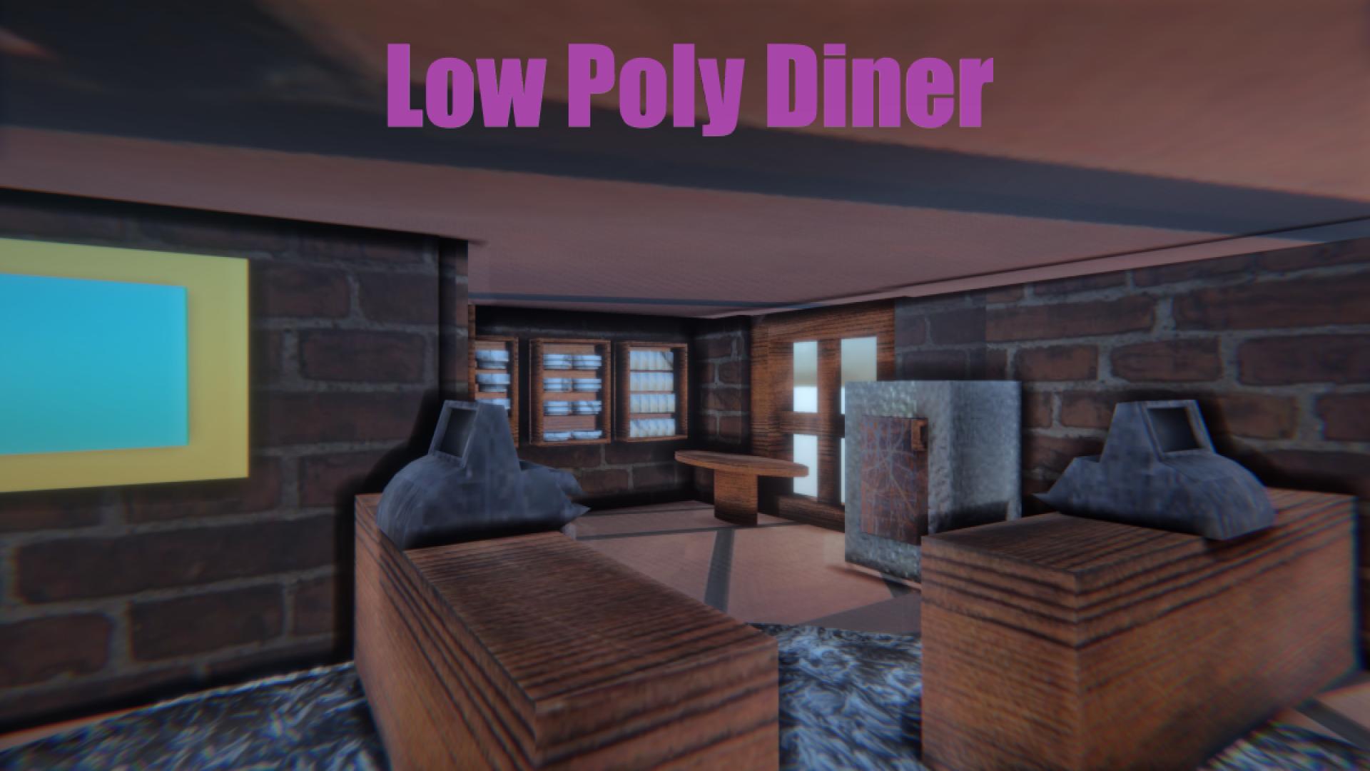 Low poly Diner