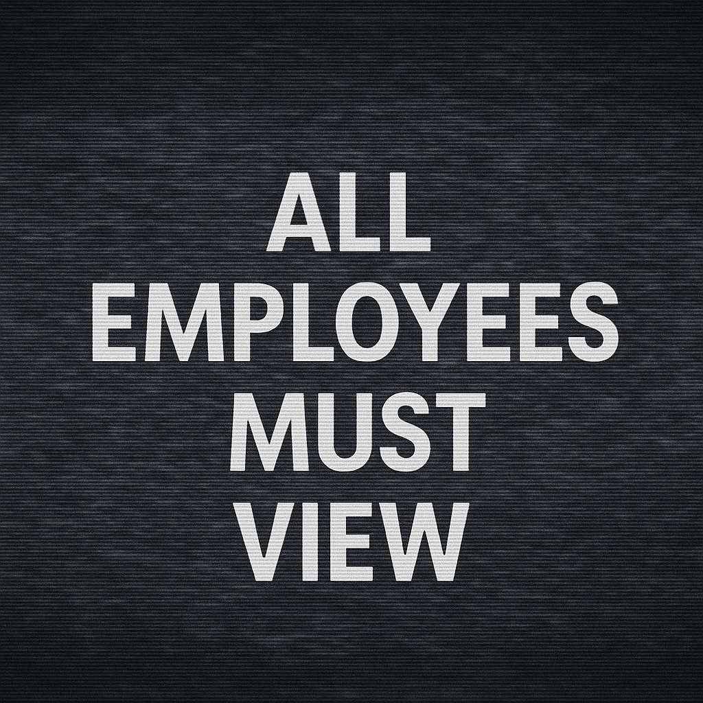 Cover image for All Employees Must View