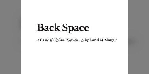 Cover image for Back Space