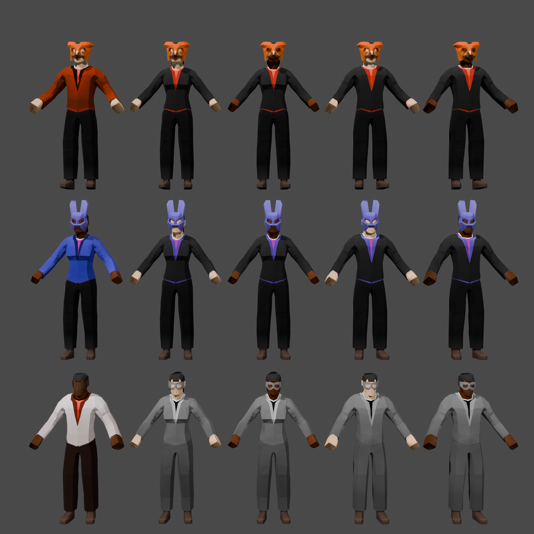 Character roster