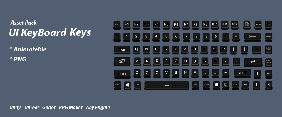 GUI Keyboard Keys