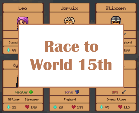 Cover image for Race for World 15th