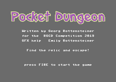 Cover image for Pocket Dungeon (C64)