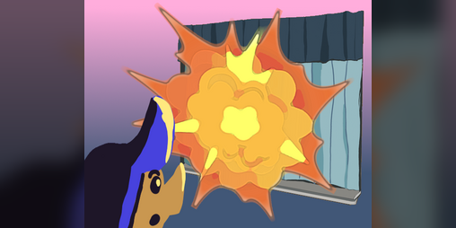 Cover image for The Painting that Causes Intense Explosions