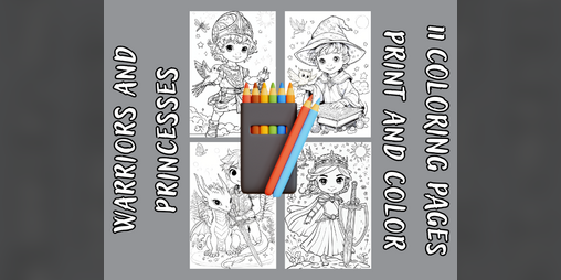 Cover image for Warriors and Princesses