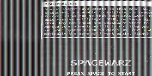 Cover image for SPACEWARZ.EXE