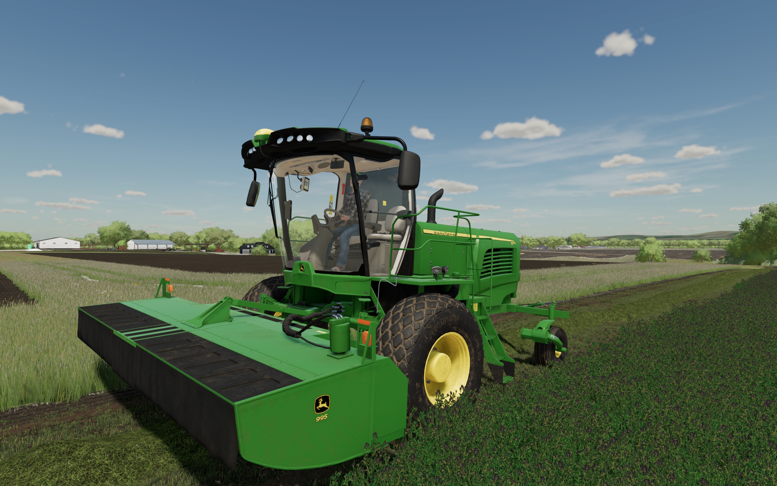 FS22 2020 John Deere W235 and W260 Swather