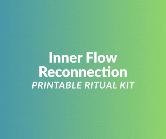Inner Flow Reconnection · Printable Ritual Kit by Nicole’s Ritual Universe
