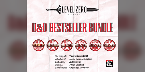 Cover image for Level Zero D&D Bestseller Bundle