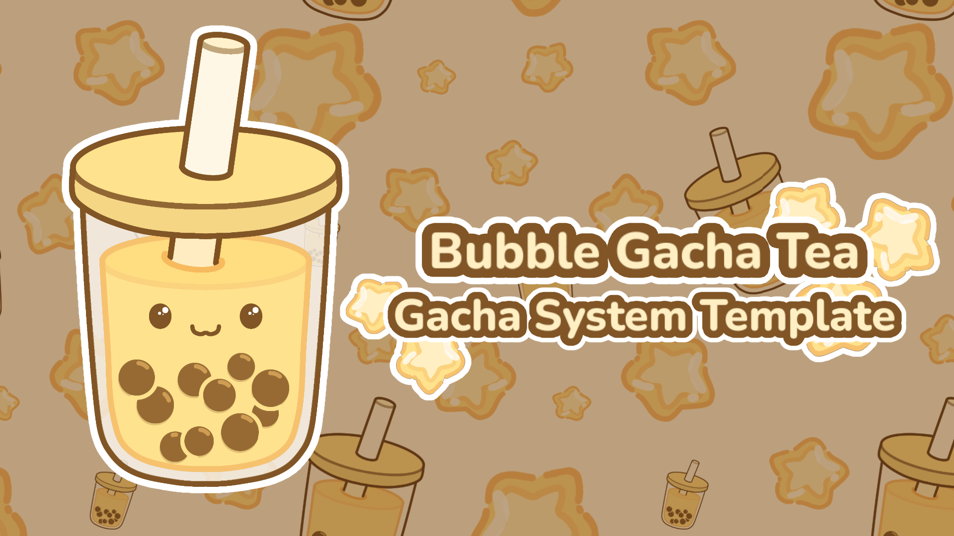 Bubble Gacha Tea [Gacha System Gdevelop Template]