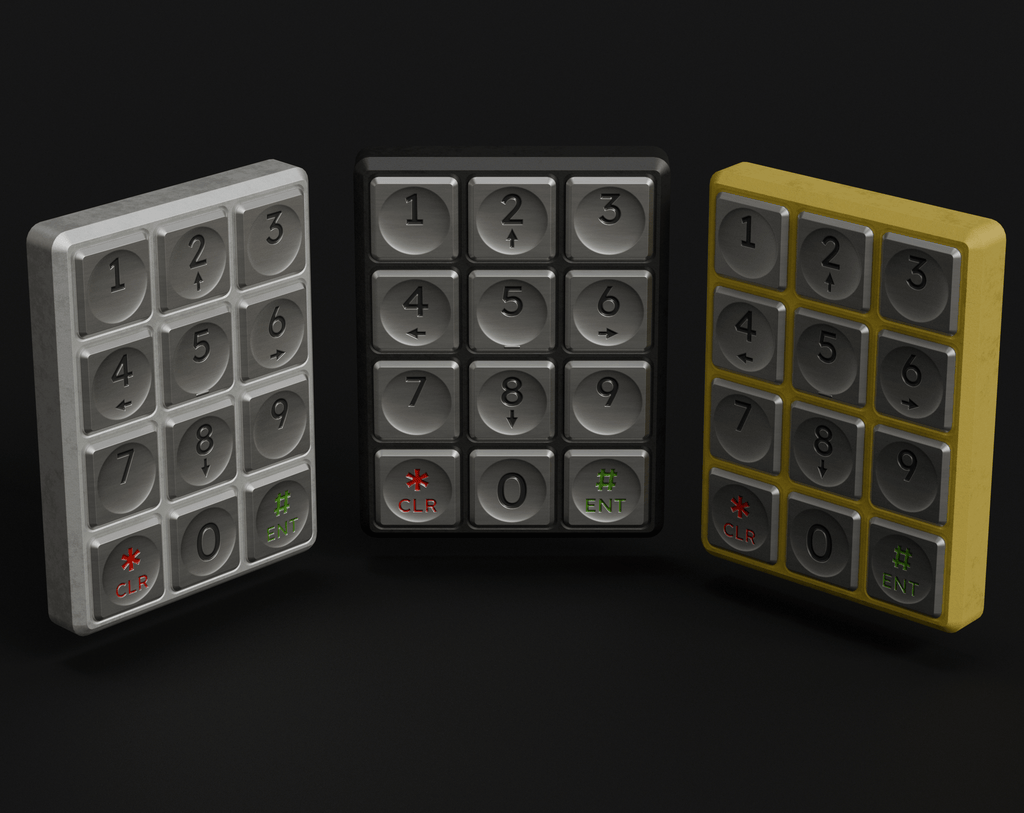 Keypad 3D Model