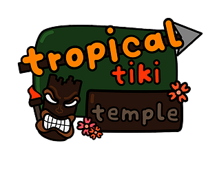 tropical tiki temple