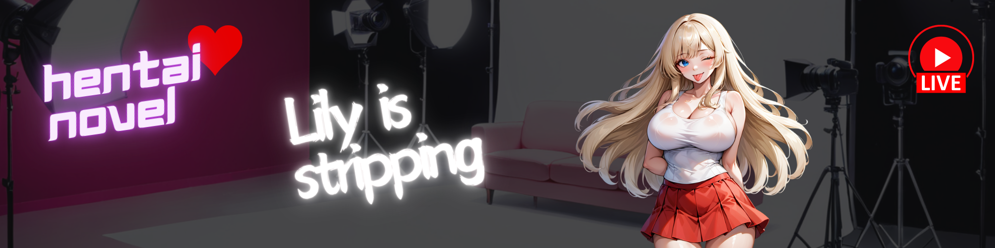 Hentai Novel: Lily is stripping ๐ธ๐