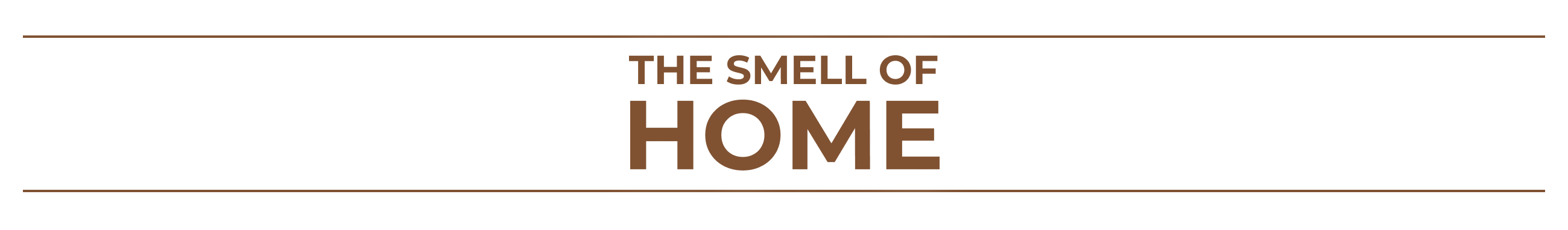 The Smell of Home