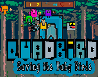 Quadbird - Saving Its Baby Birds