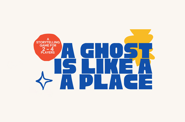 Cover image for a ghost is like a place