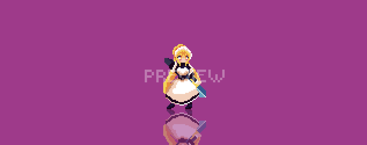 Battle Maid 2D Pixel Art